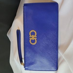 Salvatore Ferragamo wristlet cluch